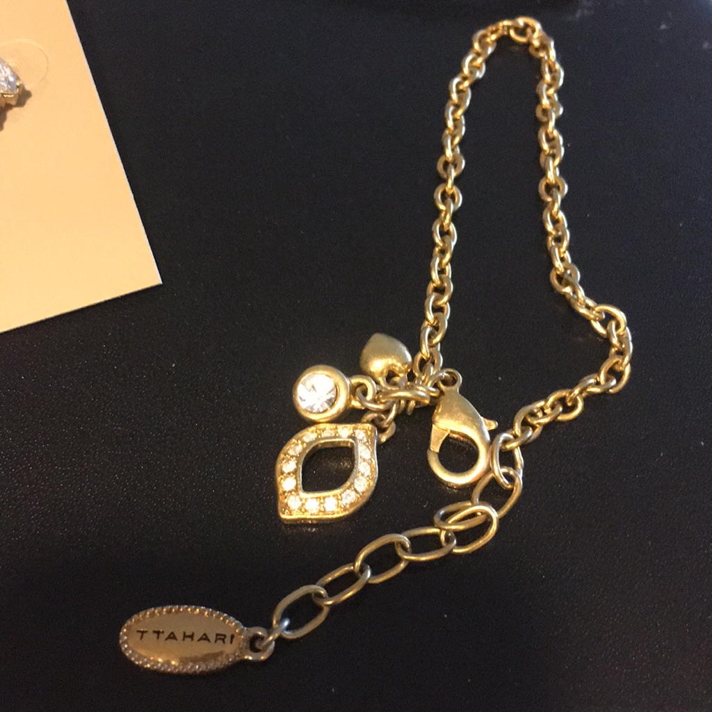 T Tahari Gold Tone Bracelet 46$